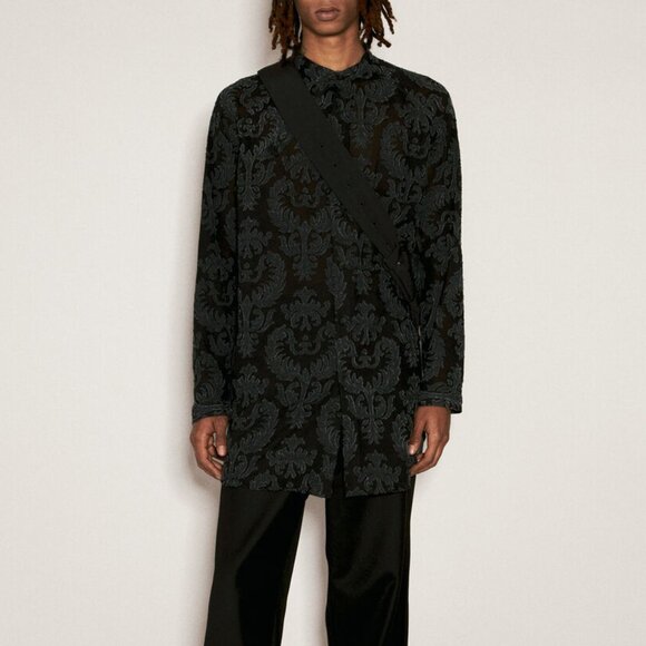 BNWT SS24 YOHJI YAMAMOTO INDIA PATTERN SHIRT 3 - Picture 1 of 12